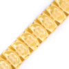 Italian Yellow Box Pleated Trimming - 1 - Detail | Mood Fabrics