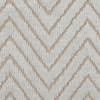 Cream Chevron Polyester Chenille - Detail | Mood Fabrics