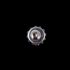 Italian Silver Rhinestone Shank-Back Button - 14L/9MM - Detail | Mood Fabrics