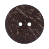 Italian Geometric Printed Coconut Button - 48L/30mm - Detail | Mood Fabrics
