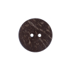 Italian Geometric Printed Coconut Button - 32L/20mm - Detail | Mood Fabrics