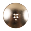 Italian Gold Plated Button - 54L/34mm - Detail | Mood Fabrics