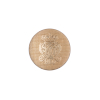 Gold Italian Crest Zamac Button - 24L/15mm | Mood Fabrics