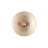 Gold Italian Crest Zamac Button - 36L/23mm - Detail | Mood Fabrics