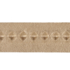 Italian Gold Stud Embossed Faux Leather - 1.75 - Detail | Mood Fabrics