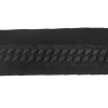 Italian Black Embossed Double Knit Trim - 1.75 - Detail | Mood Fabrics