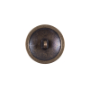 Italian Copper Zamac Button - 32L/20mm - Detail | Mood Fabrics