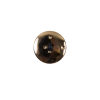 Italian Black and Gold Plastic Shank-Back Button - 20L/13mm - Detail | Mood Fabrics