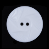 Italian White Textural Plastic Button - 44L/28mm | Mood Fabrics