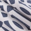Denim Lattice Outdoor Polyester Canvas - Folded | Mood Fabrics