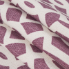 Antique Rose/Yellow Lattice Outdoor Polyester Canvas - Folded | Mood Fabrics