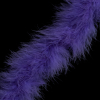 Purple Marabou Feather Scarf - Detail | Mood Fabrics