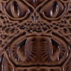 Chocolate Crocodile Vinyl - Detail | Mood Fabrics