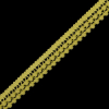 Yellow Two Row Mini Pom Pom Trim - Detail | Mood Fabrics