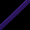 Purple Two Row Mini Pom Pom Trim - Detail | Mood Fabrics