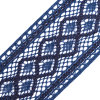 Navy Crochet Trim - 1.75 - Detail | Mood Fabrics