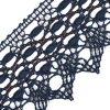 Navy Crochet Lace Trimming - 2.75 - Detail | Mood Fabrics