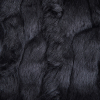 Black Pressed Faux Fur - Detail | Mood Fabrics