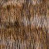 Brown and Beige Long Haired Faux Fur | Mood Fabrics