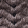 Gray Herringbone Faux Fur | Mood Fabrics