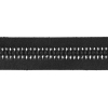 Black Braided Faux Leather Trim - 1.25 - Detail | Mood Fabrics