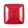 Italian Flame Scarlet Square Plastic Button - 48L/30mm | Mood Fabrics