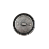 Italian Gray and Silver Crest Metal Button - 32L/20mm - Detail | Mood Fabrics