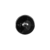 Italian Silver Basketwoven Plastic Button - 24L/15mm - Detail | Mood Fabrics