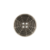 Italian Silver Spider Web Metal Button - 32L/20mm | Mood Fabrics