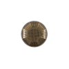 Italian Gold Perforated Metal Button - 24L/15mm | Mood Fabrics