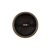 Italian Gold Perforated Metal Button - 36L/23mm - Detail | Mood Fabrics