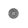 Italian Gray Textured Button - 24L/15mm | Mood Fabrics