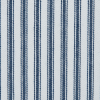 Navy and White Ticking Striped Cotton Twill - Detail | Mood Fabrics