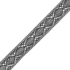 Black European Cotton Crochet Lace Trim - 0.625 - Detail | Mood Fabrics