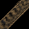 Gold European Cotton Crochet Trim - 1.5 - Detail | Mood Fabrics