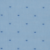Blue Luxury Cotton Shirting with Navy Square Polka Dots - Detail | Mood Fabrics