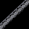 Silver European Crochet Trim - 0.75 - Detail | Mood Fabrics
