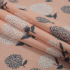 Peach Dandelion Slubbed Cotton Woven - Folded | Mood Fabrics