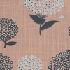 Peach Dandelion Slubbed Cotton Woven - Detail | Mood Fabrics