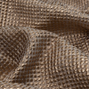 Metallic Bronze Diamond Quilted Brocade - Detail | Mood Fabrics
