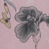 Mood Exclusive Flores al Amanecer Coral Cotton Poplin - Detail | Mood Fabrics