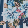 Mood Exclusive La Floristeria Navy Cotton Poplin - Detail | Mood Fabrics