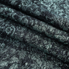 Metallc Blue Abstract Brocade - Folded | Mood Fabrics