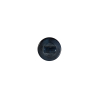 Italian Navy Glossy Shank Back Button - 14L/9mm - Detail | Mood Fabrics
