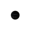 Italian Black Glossy Shank Back Button - 18L/11mm | Mood Fabrics