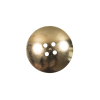 Italian Black and Gold Metal 4-Hole Button - 32L/20mm - Detail | Mood Fabrics
