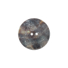 Italian Blue 2-Hole Shell Button - 32L/20mm - Detail | Mood Fabrics