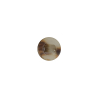 Italian Light Brown Matte Shank Back Button - 14L/9mm - Detail | Mood Fabrics