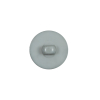 Italian Gray Plastic Shank Back Button - 24L/15mm - Detail | Mood Fabrics