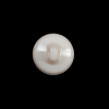 Italian Beige Floral Rhinestone-Centered Plastic Button - 24L/15mm - Detail | Mood Fabrics
